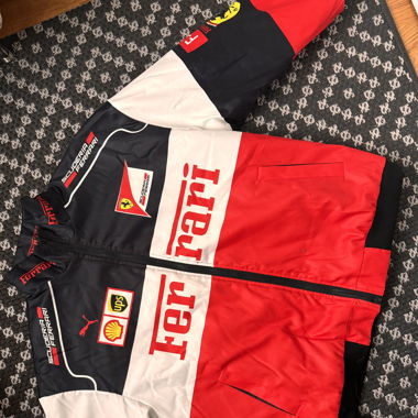 Vintage Ferrari F1 Race Bomberjacke