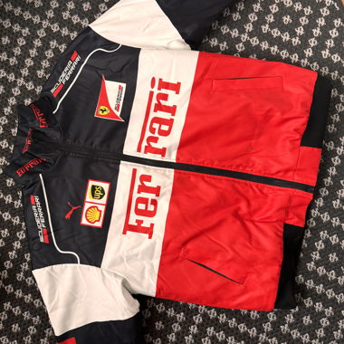 Vintage Ferrari F1 Race Bomberjacke