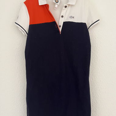Lacoste Roland Garros kids polo dress 12Y