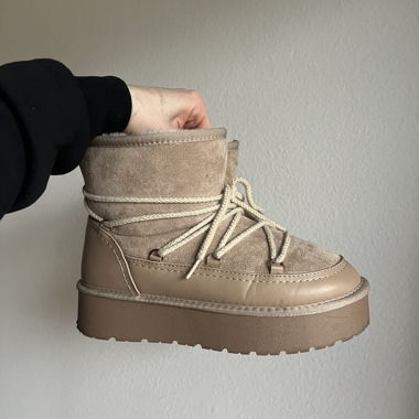 Bottes d'hiver beiges