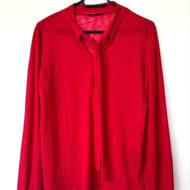rote Bluse gebunden S 36 pieces