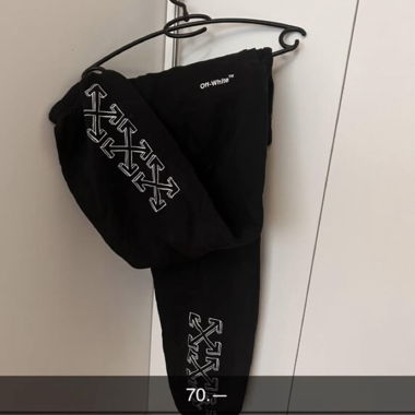 Pantaloni da jogging Off-White neri taglia L