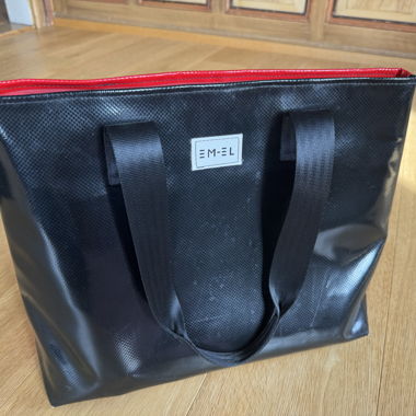 Borsa EM•EL nera e rossa