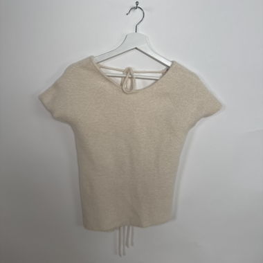Top in maglia ZARA con lacci