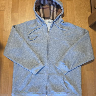 Veste à capuche Burberry grise