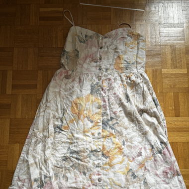 Kleid mit Leinenanteil H&M