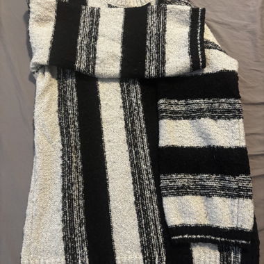 Pull en maille à rayures