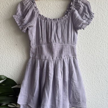 Hollister lilac cotton playsuit 