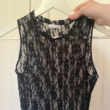 Black lace top 