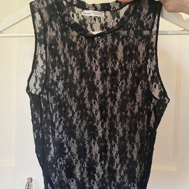 Black lace top 