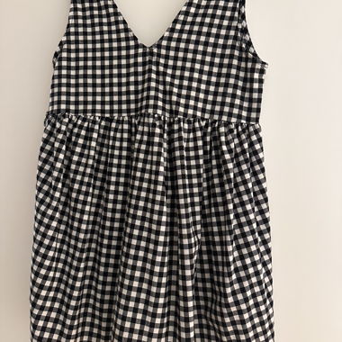 Vintage Gingham Summer Dress