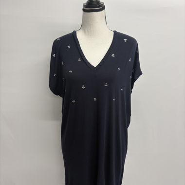 Maglietta lunga Schumacher 40 con paillettes in viscosa