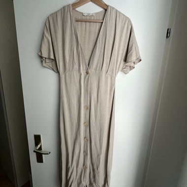 MNG Kleid beige XS