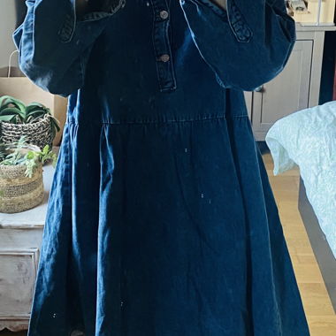 Hemdblusenkleid aus Jeans