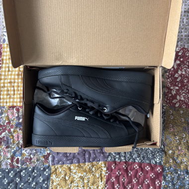 Chaussures Puma Smash Wns v2 noires 