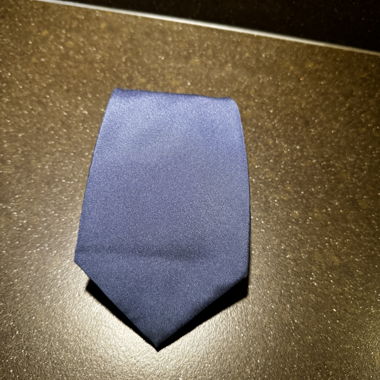 Cravatta George Beymo Blu Vintage ca. 9,5 cm