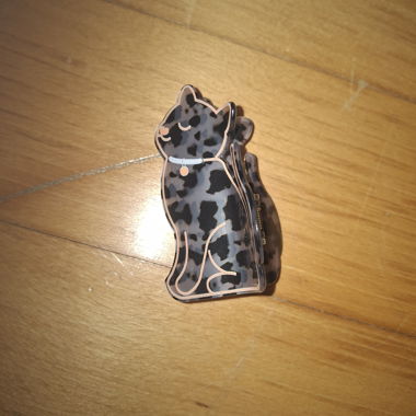 Fermaglio per capelli a forma di gatto