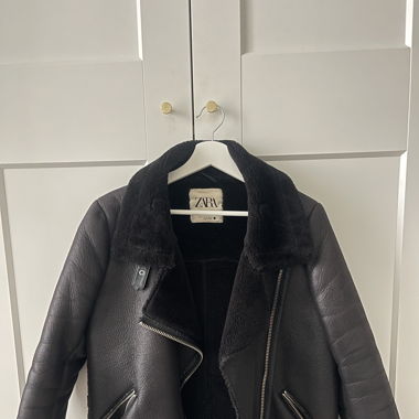 Leather jacket from Zara