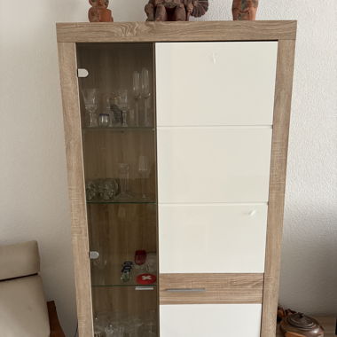 Armoire vitrine salon 