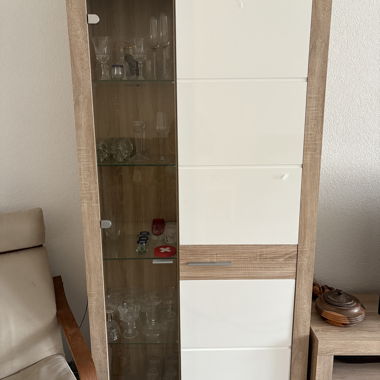 Armoire vitrine salon 
