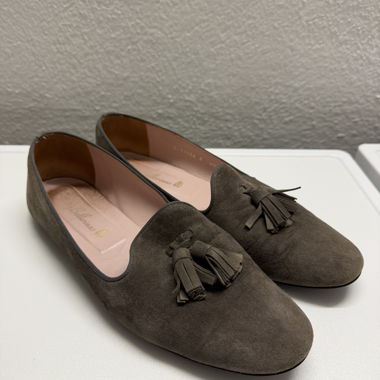 Ballerines en daim marron Gr.40