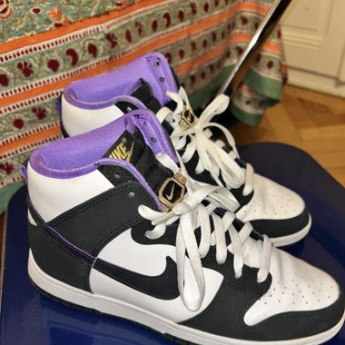 Nike Dunk HIGH Black-Violet-Brilliant 