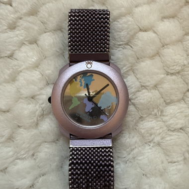 Benetton Violette Metalluhr 