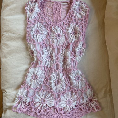 Haut au crochet Y2K avec dentelle et livraison gratuite