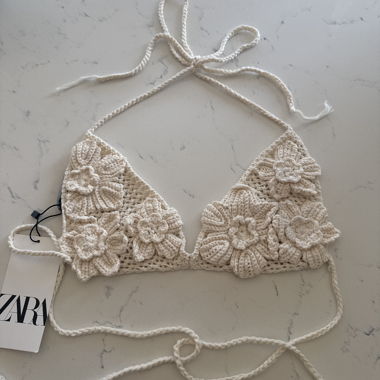 Häkeltop mit Bustier