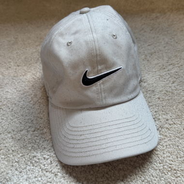 Beige Nike Cap