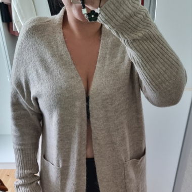 Div. Cardigan Beige/Schwarz/Blau Grösse M