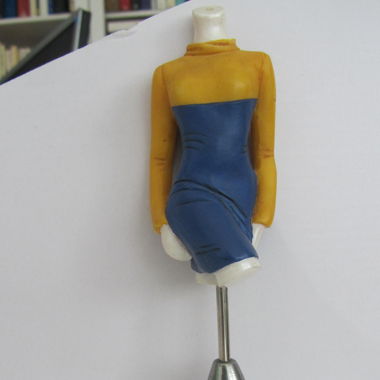 Collectable dress form figurine by Stacy Bayne