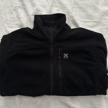 Giacca in pile Haglöfs nera XL