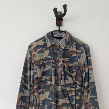 Jacke mit Army-Print