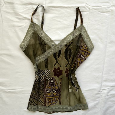 Envoi gratuit - top Vintage Cami