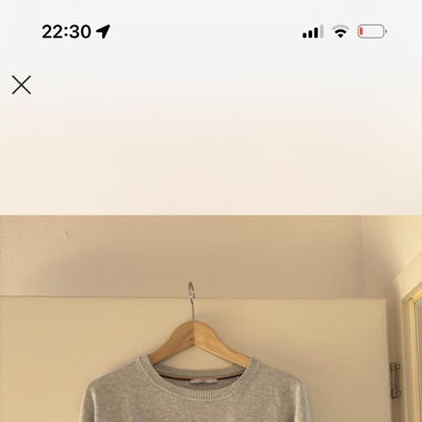 grey sweater