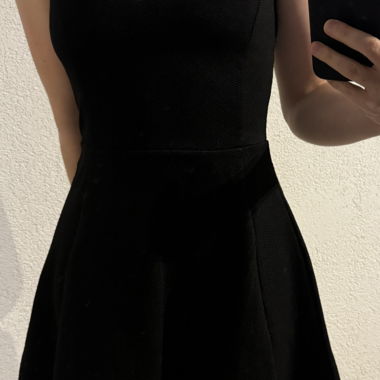 Abito nero senza maniche H&M