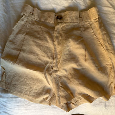 Beige Shorts