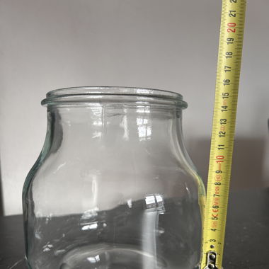 6 x Glasbehälter ohne Deckel