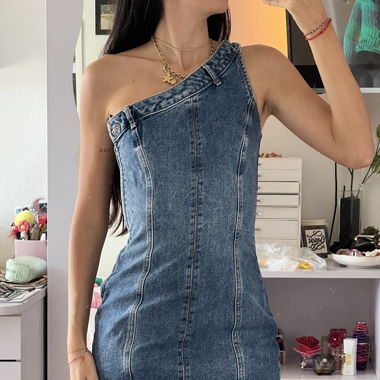 Kurzes Jeanskleid 