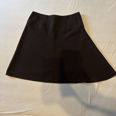 Black A-line Mini Skirt
