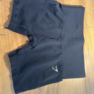 Black GYMSHARK Sports Shorts