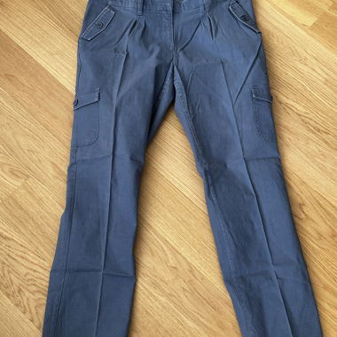 Pantaloni cargo blu