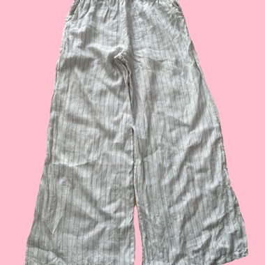 Pantalone estivo largo a righe