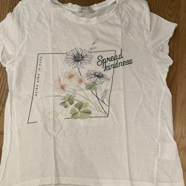 Weisses Clockhouse T-Shirt L