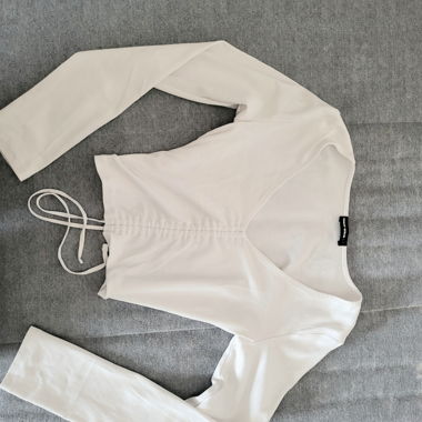 Pull blanc léger 