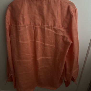 Camicia 100% lino arancione H&M