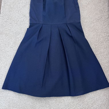 Robe bustier bleu marine