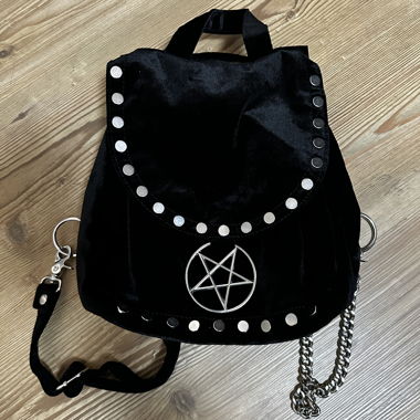 Zaino in velluto Disturbia