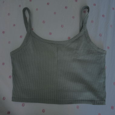 Green Cropped Top